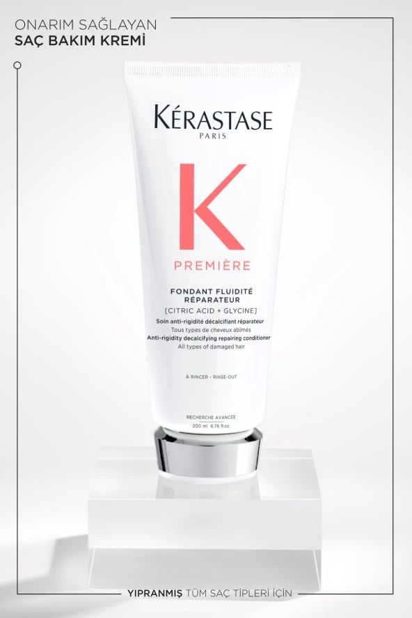 Kerastase Premiere Fondant Fluidite Reparateur Onarım Sağlayan Saç Bakım Kremi 200 ml - Resim 3