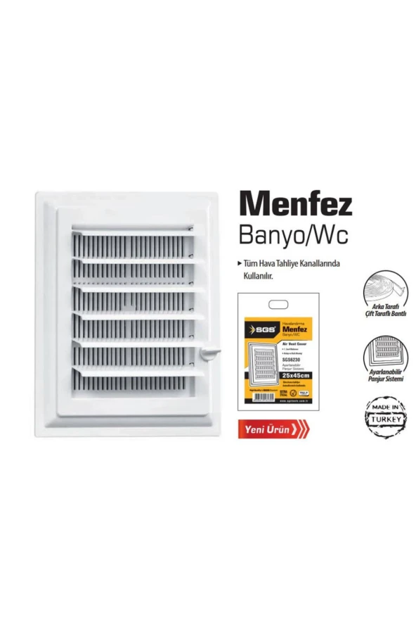 HAVALANDIRMA MENFEZİ 45*45 - 2