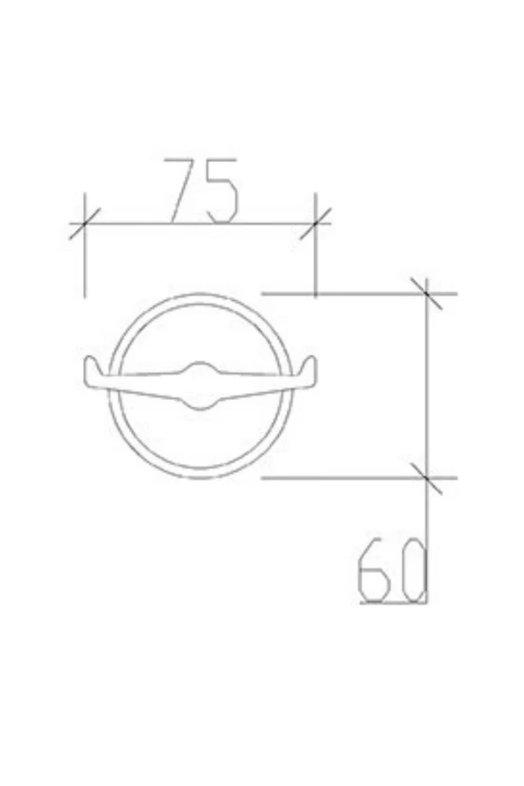TEMA SOLO 2 Lİ ASKILIK KROM - 2