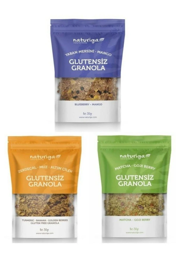 Glutensiz Granola 3'lü Fırsat Paketi