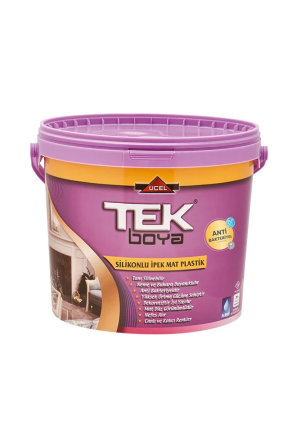 TEK SİLİKONLU İPEK MAT PLASTİK BOYA ALTIN 2,5Lt