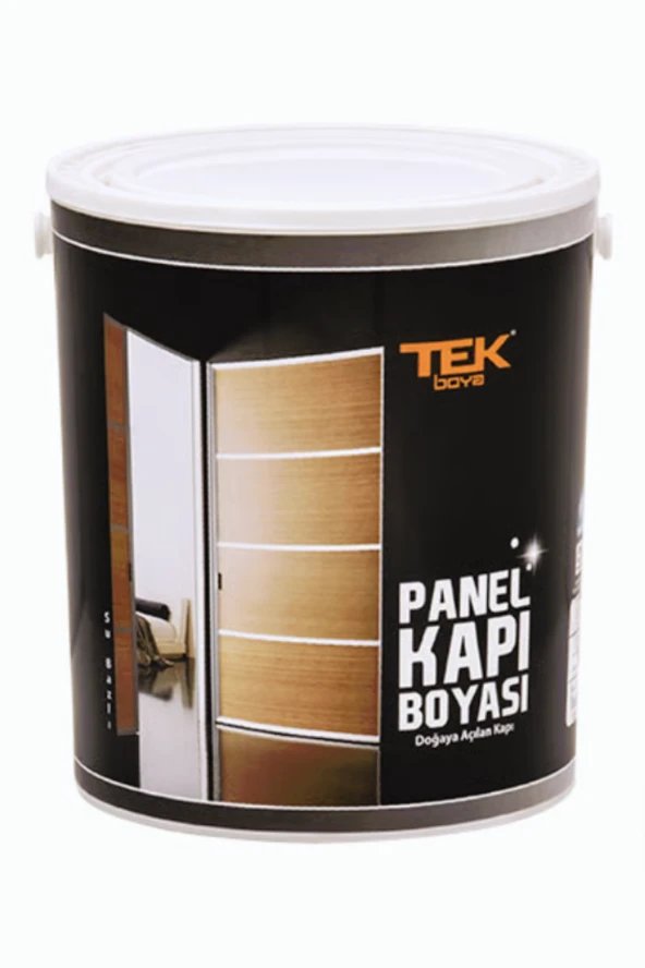 TEK SU BAZLI PANEL KAPI BOYASI BEYAZ 2,5Lt