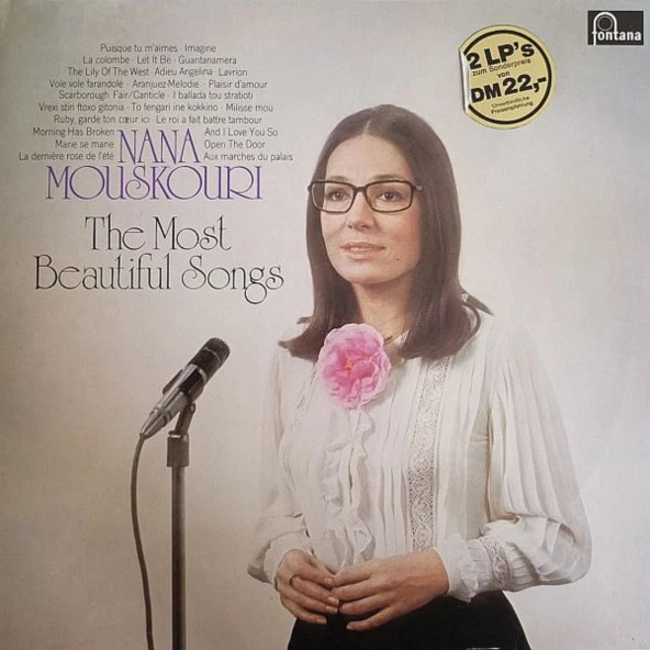 Nana Mouskouri – The Most Beautiful Songs 2xLP tarz plak alithestereo