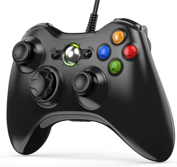Xbox 360 Pc Uyumlu Wired Kablolu Oyun Kolu Controller J360