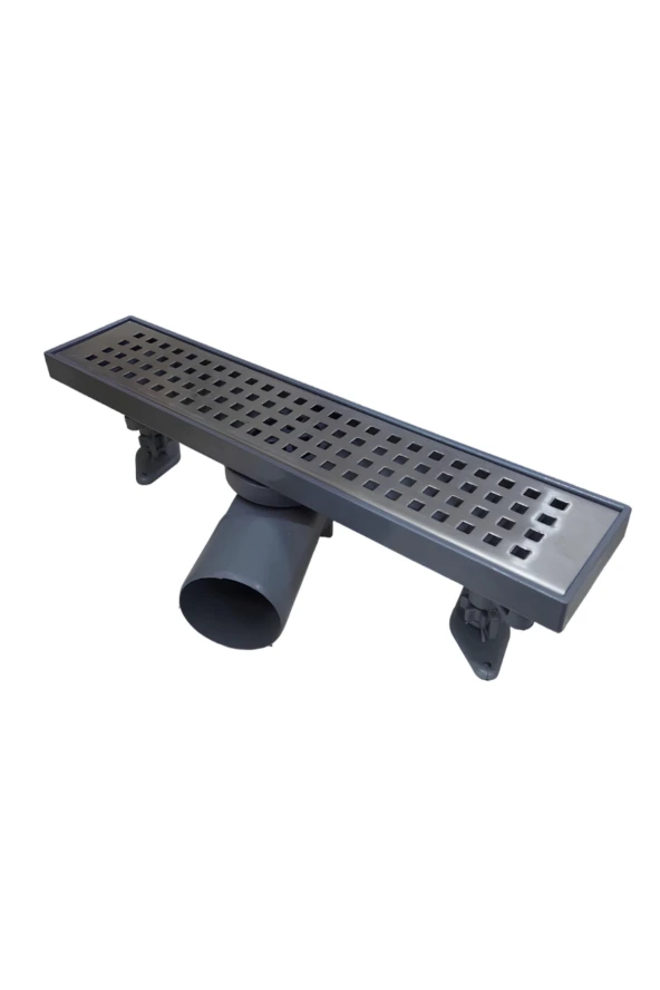 PLS 33 CM KLEPELİ DÖNER GÖVDE PASLANMAZ IZGARA DUŞ KANALI Y.Ç.50