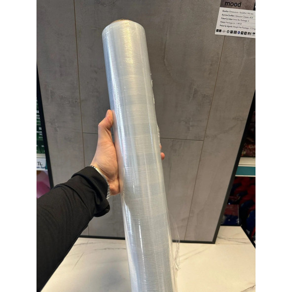 Palet Streç Film 1,5 Kg 17 Micron Eşya Sarmak İçin Uygundur Adet Seçiniz - 3