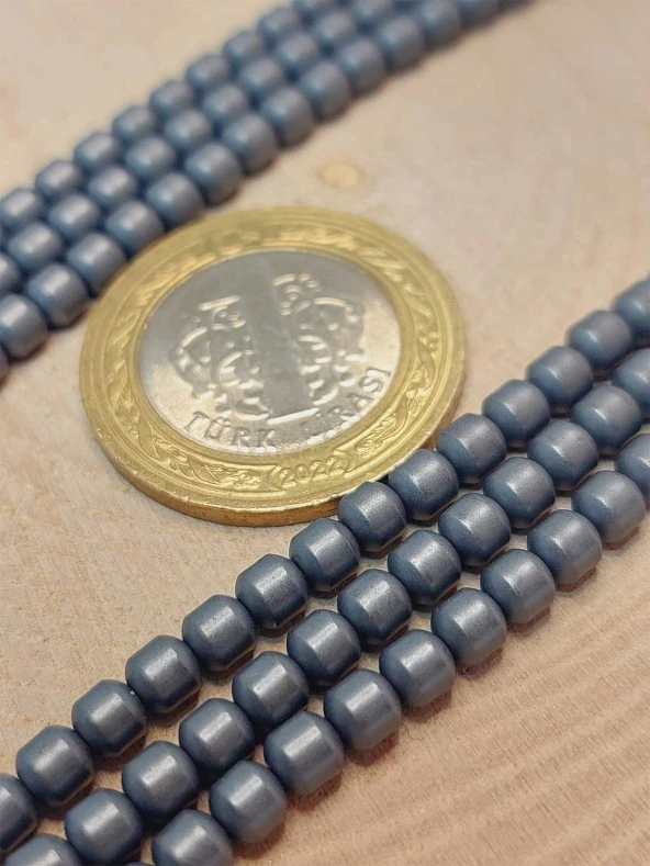 Hematit Taşı Dizi 3.5*3.5mm (48208) - Resim 2