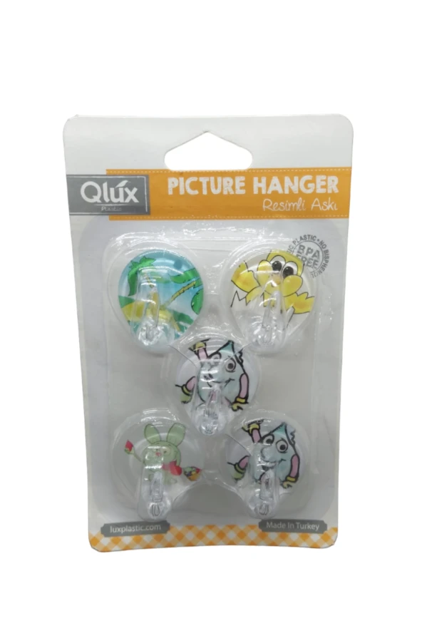 LÜKS PLS. 5 Lİ DAMLA ASKI ŞEFFAF L 183