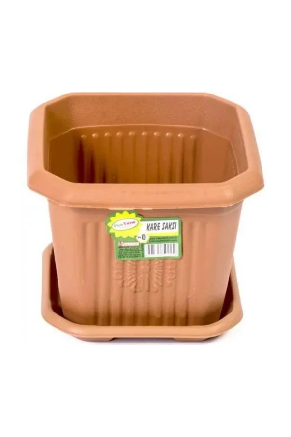 PLASTİME 2 NO KARE SAKSI