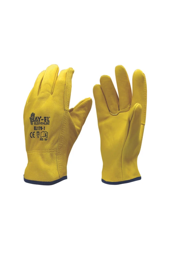BAY-TEC DERİ  ELDİVEN  SARI