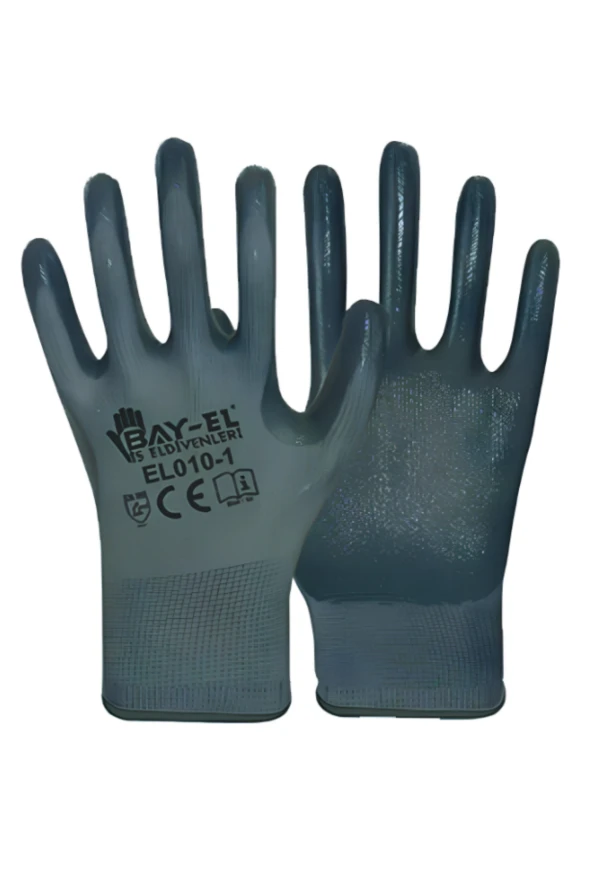 BAY-TEC ORJİNAL ELDİVEN 1/2  10  (GRİ-GRİ )