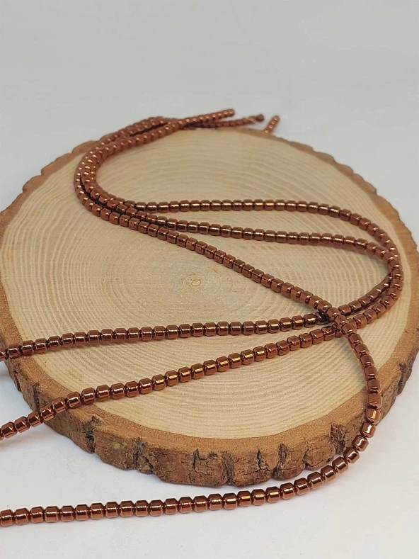 Hematit Taşı Dizi 3.5*3.5mm (48210) - Resim 3