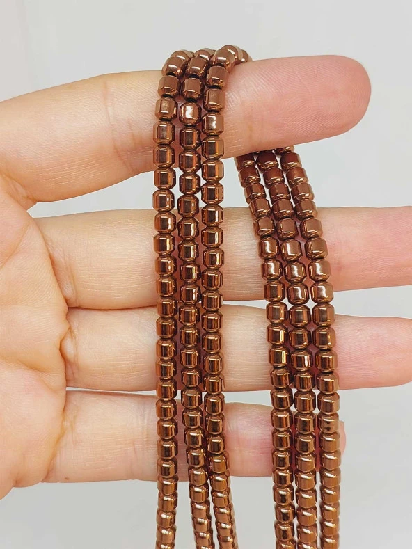 Hematit Taşı Dizi 3.5*3.5mm (48210) ürün görseli