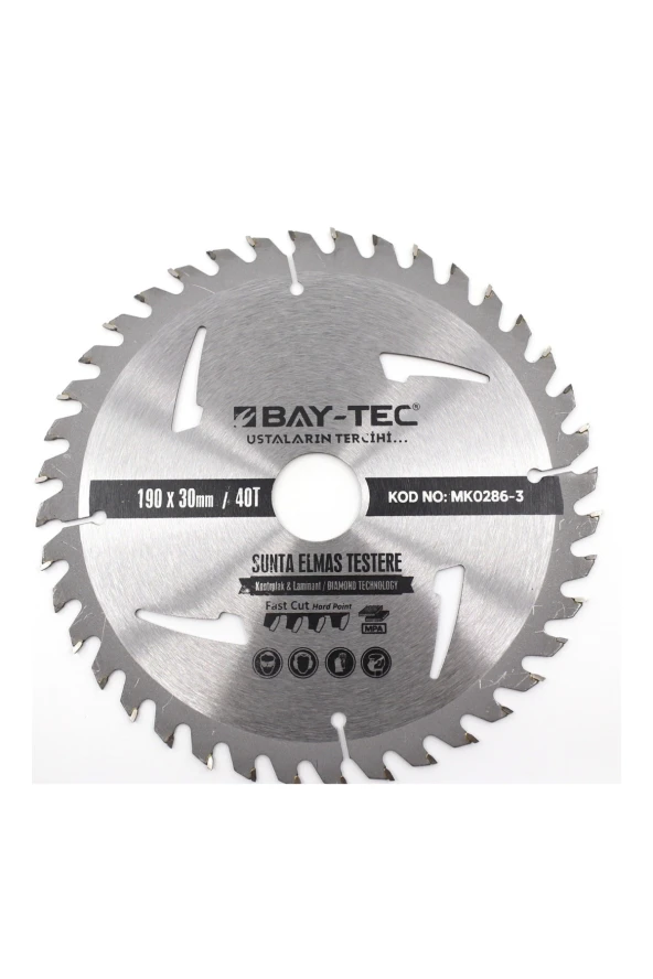 BAY-TEC SUNTA ELMAS TESTERE 190 X 30mm
