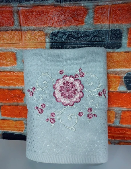 Özdilek 1 Adet Butik El-Yüz Havlusu (50x90)-Mariposa Gri - 1