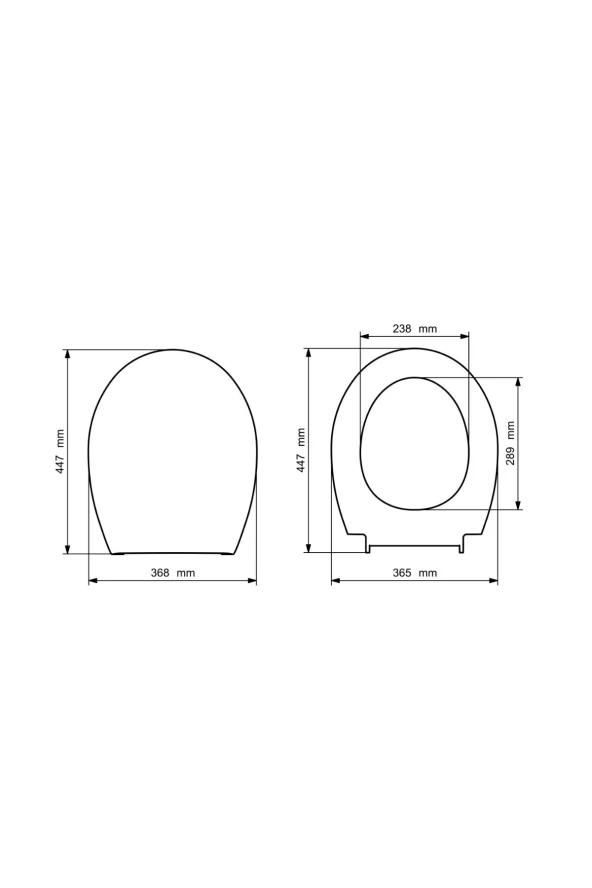PLS LEYLAK YAVAŞ KAPANAN KLOZET KAPAĞI (ÜSTTEN SIKMA) - 2