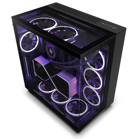 NZXT H9 Elite CM-H91EB-01 Siyah ATX Oyuncu Kasası