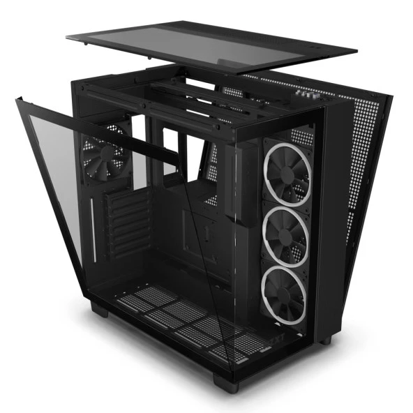 NZXT H9 Elite CM-H91EB-01 Siyah ATX Oyuncu Kasası - 5