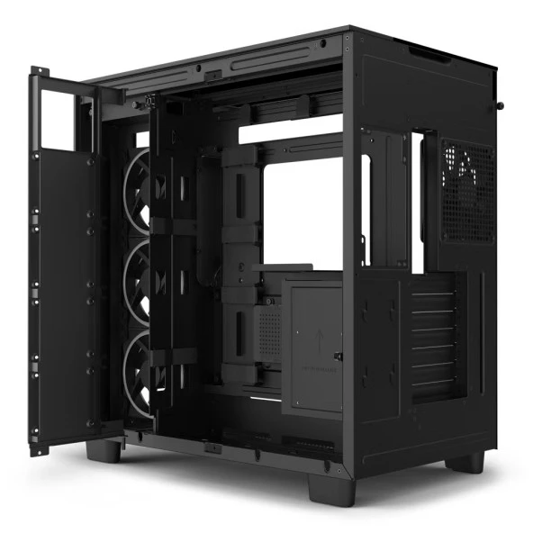 NZXT H9 Elite CM-H91EB-01 Siyah ATX Oyuncu Kasası - 6