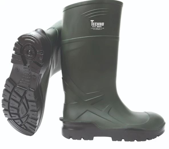 Techno Boots Troya 04 Yeşil Uzun Çizme