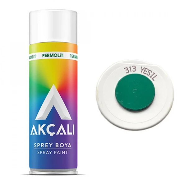 Akçalı Sprey Boya 400 ml 313 Yeşil