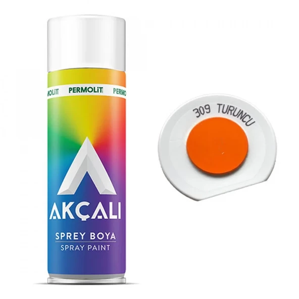 Akçalı Sprey Boya 400 ml 309 Turuncu