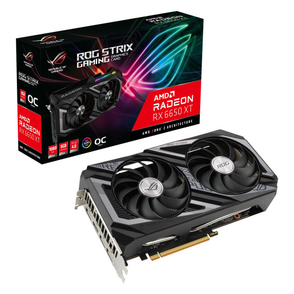 ASUS RADEON RX 6650 XT 8GB 128bit GDDR6 OC HDMI 3xDP RGB EKRAN KARTI