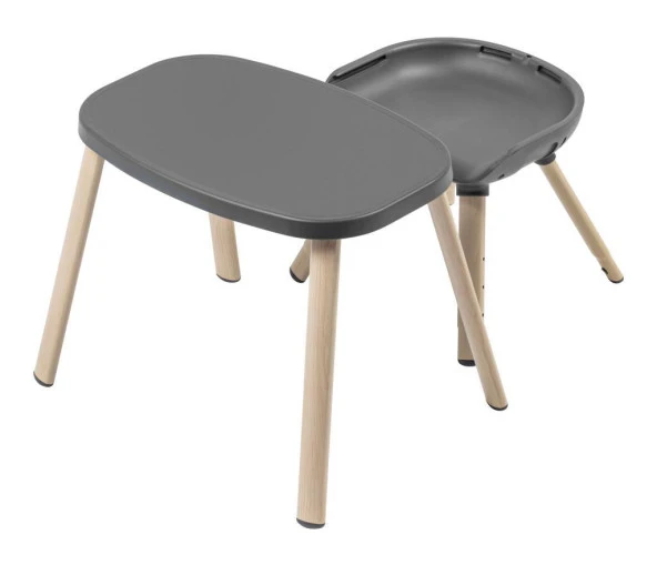 Maxi-Cosi Moa 8’i Bir Arada Çok Fonksiyonlu Mama Sandalyesi Yükseltici Tabure Yazı Masası Beyond Graphite Eco - Resim 4