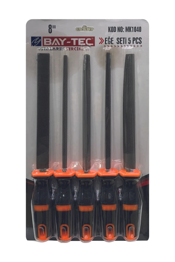 BAY-TEC EĞE SETİ  5 li Set   8inç ürün görseli 1