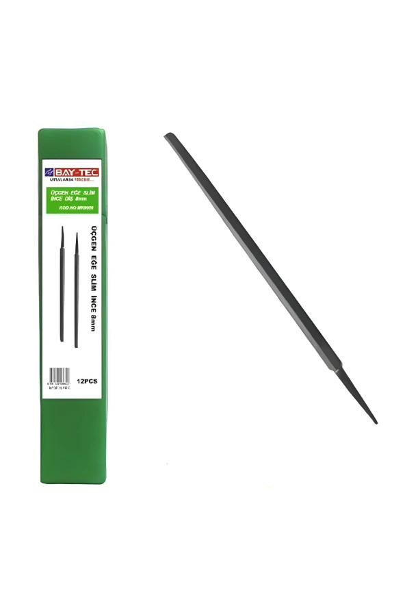 BAY-TEC ÜÇGEN  EĞE  SLİM  İNCE  DİŞ 6mm