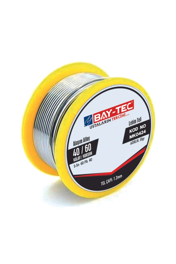 BAY-TEC LEHİM HAVYA TELİ   PASTALI