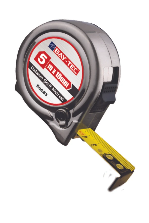 BAY-TEC ŞERİT METRE  KROM   5 X 19mm