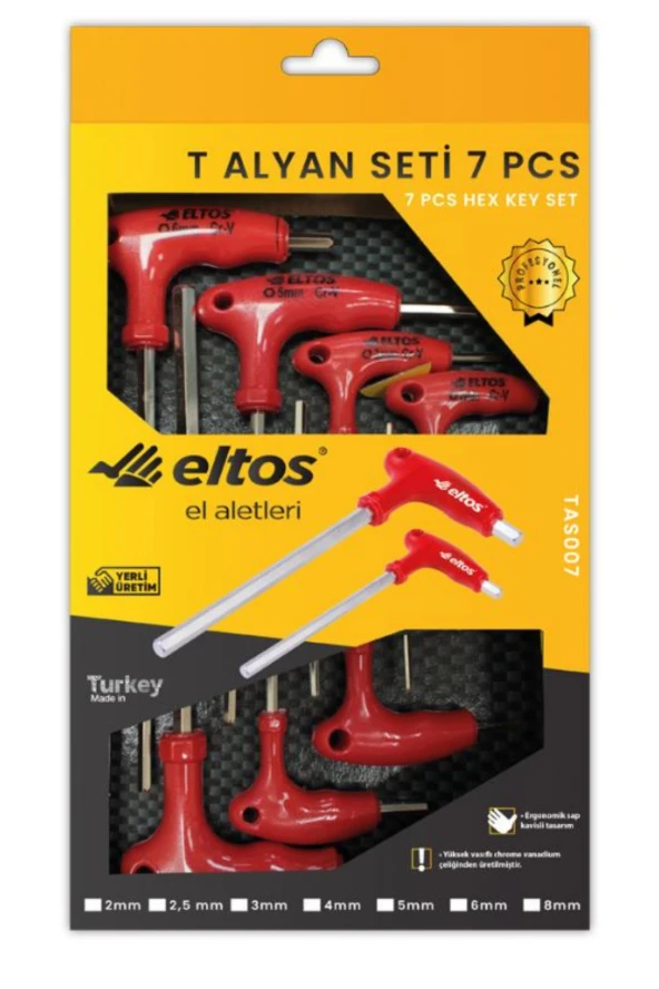 ELTOS T ALYAN SETİ 7 PCS.