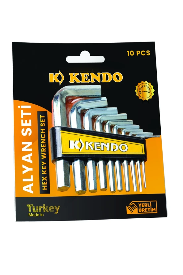 KENDO ALYAN SETİ VAKUMLU 10 pcs
