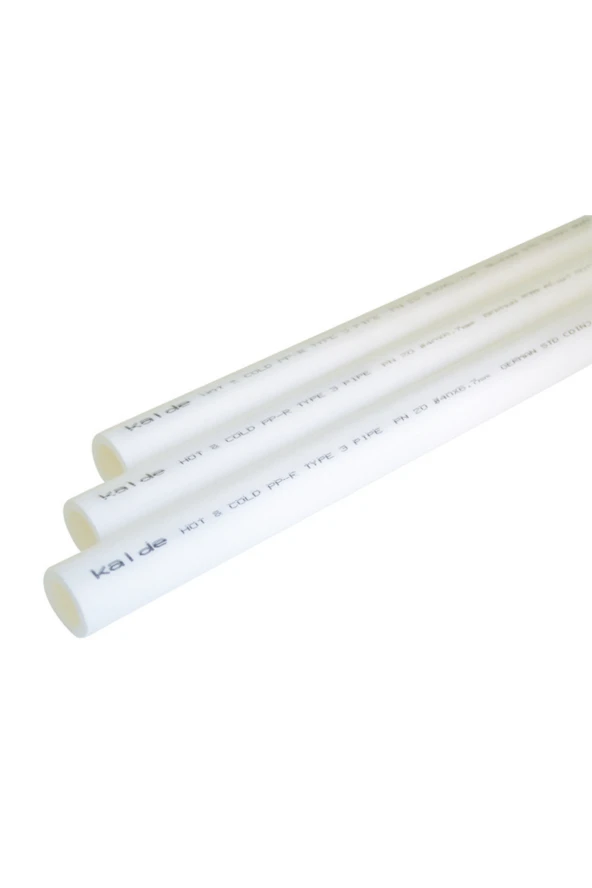 KALDE 25 MM PP BORU Q25/PN 20 BEYAZ BOY/4M