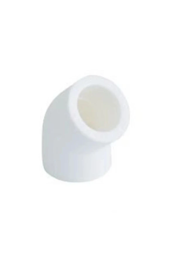 KALDE 45° DİRSEK Q20 PP BEYAZ