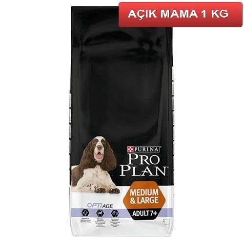 ProPlan Senior Medium Large +7 Tavuk Yaşlı Köpek Maması 1 Kg AÇIK