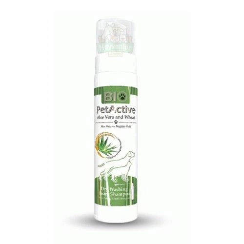 Bio Pet Active Aloe Vera Ve Buğday Özlü Kuru Yikama Köpük Köpek Şampuan 200 Ml ürün görseli 1