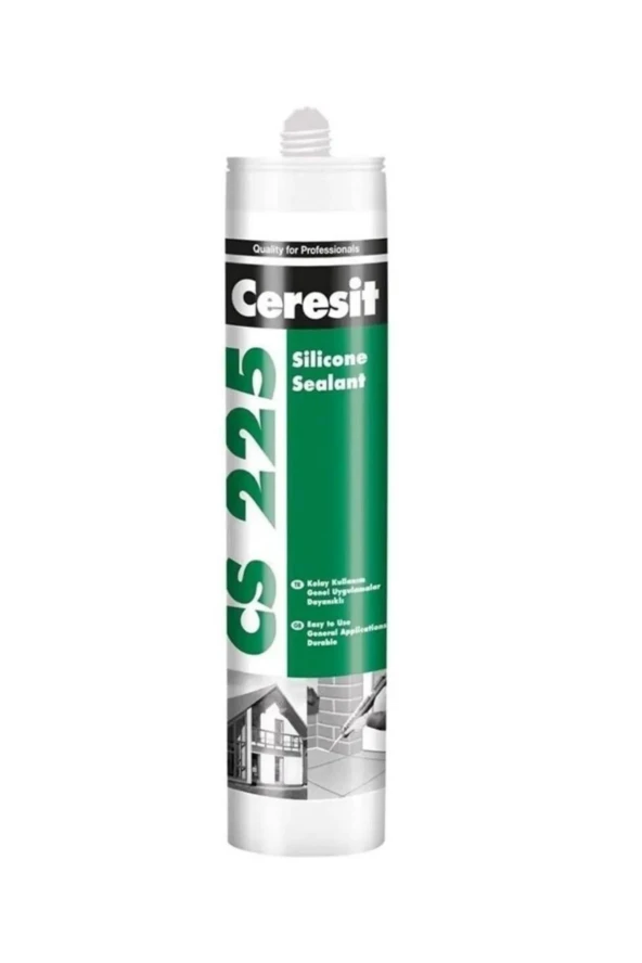 CERESİT CS 225 SİLİKONU BEYAZ 280 GR