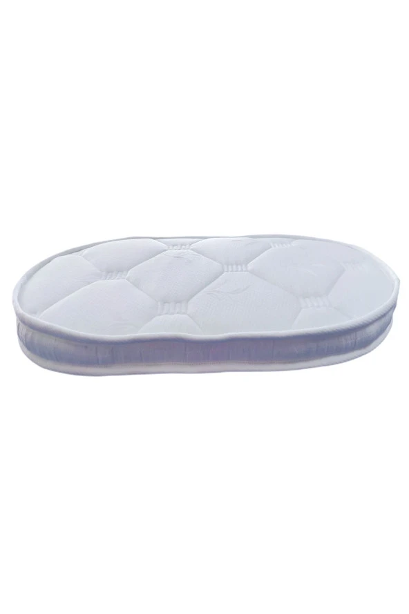 Kiwi Sleeper Uyumlu 50x85x12 Cm Anne Yanı Oval Beşik Yatağı - 3