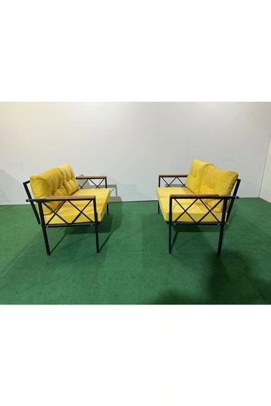 adımshops 2+2Balkon-bahçe-kafe-çay Seti-koltuk Takımı-oturma Grubu-ofis Koltuğu 2+2 - 2