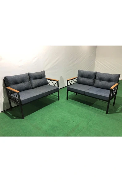 adımshops 2+2Balkon-bahçe-kafe-çay Seti-koltuk Takımı-oturma Grubu-ofis Koltuğu 2+2 - 1