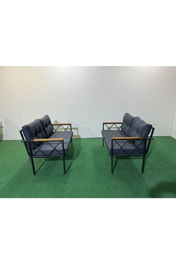 adımshops 2+2Balkon-bahçe-kafe-çay Seti-koltuk Takımı-oturma Grubu-ofis Koltuğu 2+2