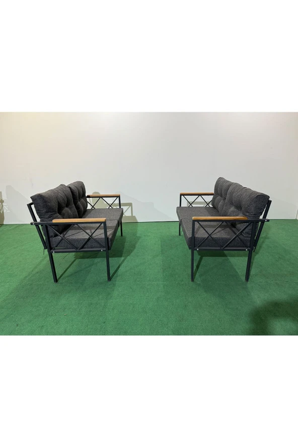 adımshops 2+2Balkon-bahçe-kafe-çay Seti-koltuk Takımı-oturma Grubu-ofis Koltuğu 2+2
