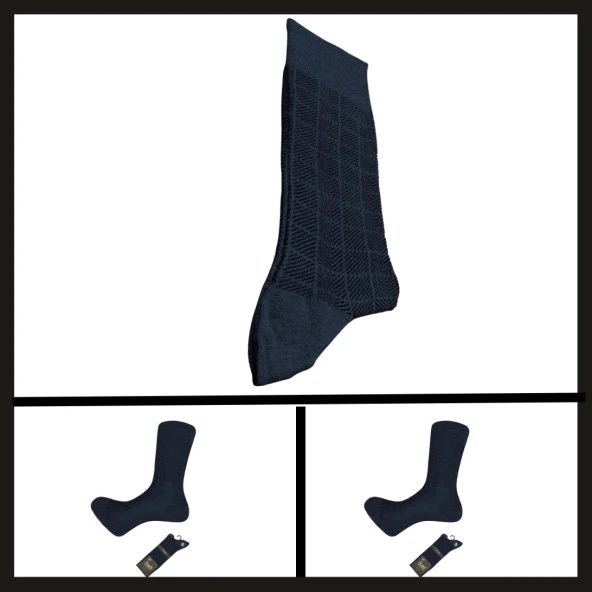 Uyguna-Yakala Antrasit 18139-r4 Atlas Modal Erkek Çorabı-RAP.247 ürün görseli