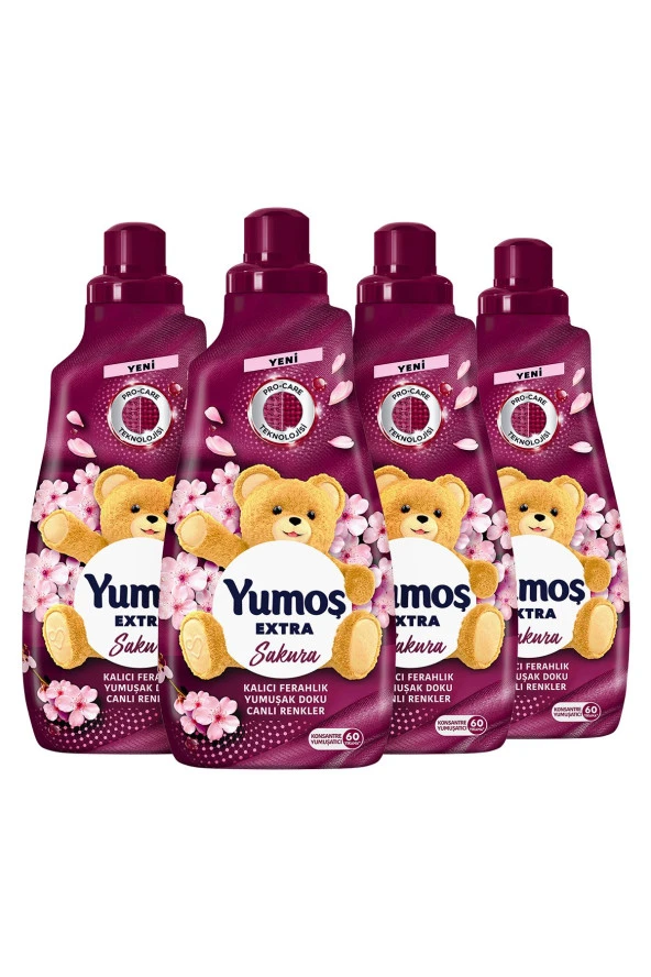 Yumoş Extra Çamaşır Yumuşatıcı Sakura 1440 ml X4 - 2