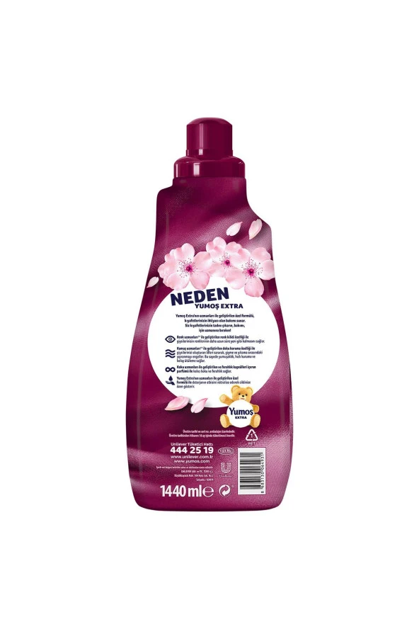 Yumoş Extra Çamaşır Yumuşatıcı Sakura 1440 ml X4 - 8