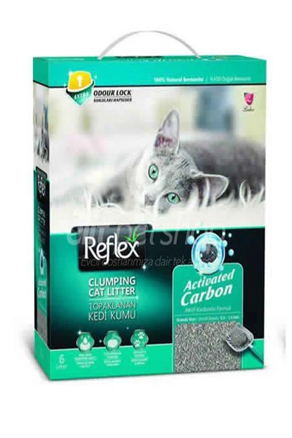 Reflex Active  Carbon Gri Kedi Kumu 10L