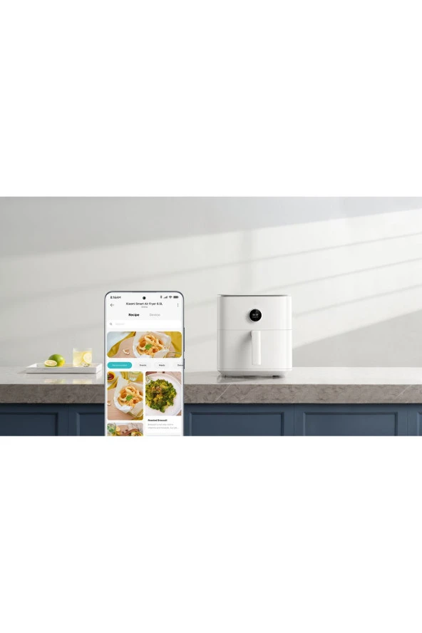 Xiaomi Smart MAF10 Air Fryer 6.5 lt Beyaz Yağsız Fritöz - 6