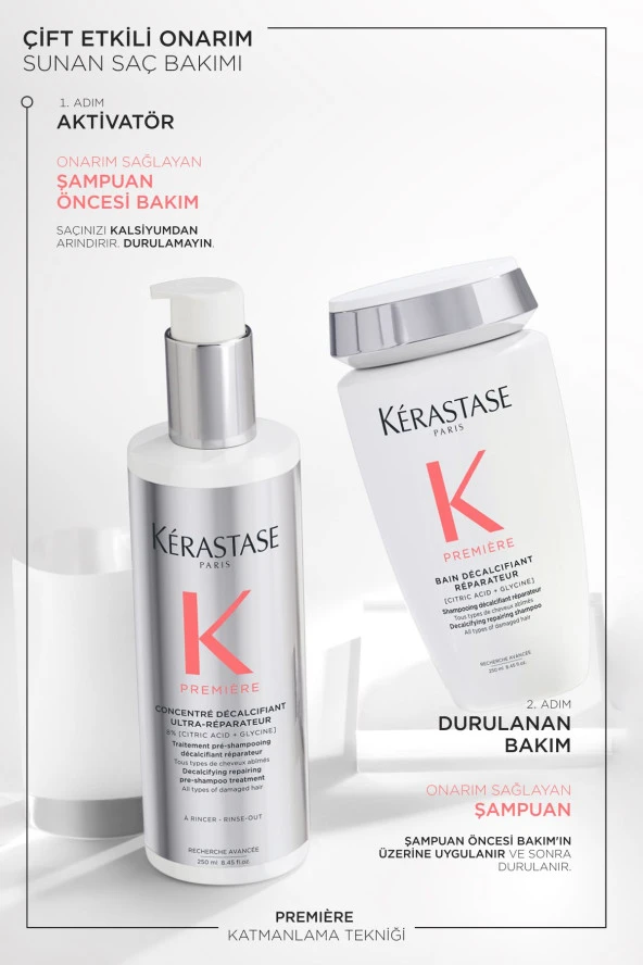 Kerastase Premiere Concentré Décalcifiant Ultra-Réparateur Onarım Sağlayan Şampuan Öncesi Bakım250ml - 6